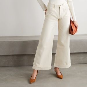 Khaite Noelle Beige Jeans